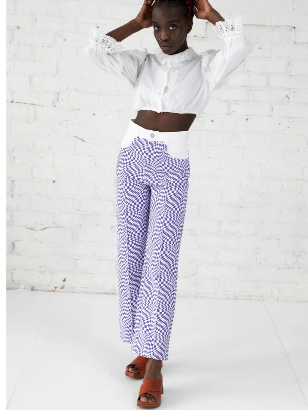 Lisa Says Gah Robyn Jean Purple Warp Women's 25 Psychedalic Retro Disco
